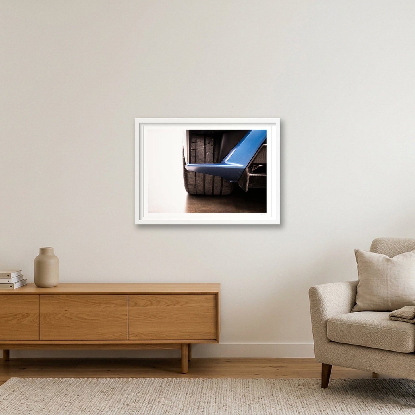 Fatback & Low Slung — 59×42cm, 23×17" White Frame