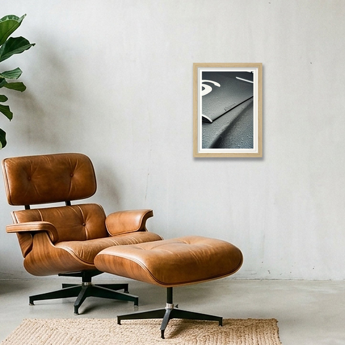 Dark Horse — A4 (21×30cm, 8×12") Oak Frame