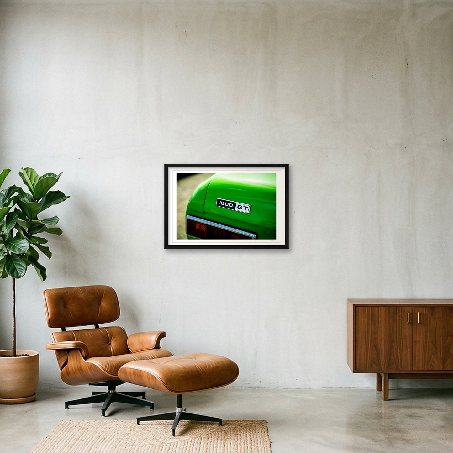 Grand Lime_Tourer — 60×40cm, 24×16" Black Frame