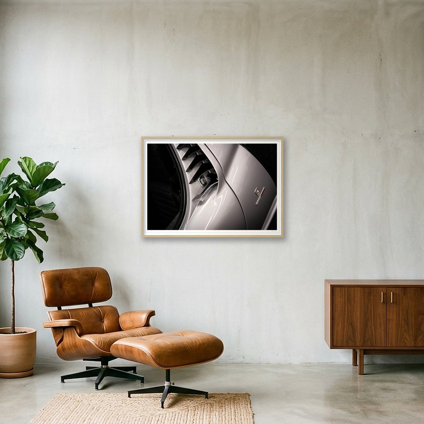 Mechanical Ballet — 100×70cm, 39×28" Oak Frame