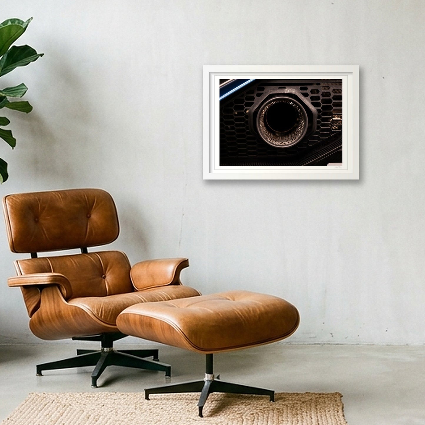 The Kraken's Breath — A3 (42×30cm, 17×12") White Frame