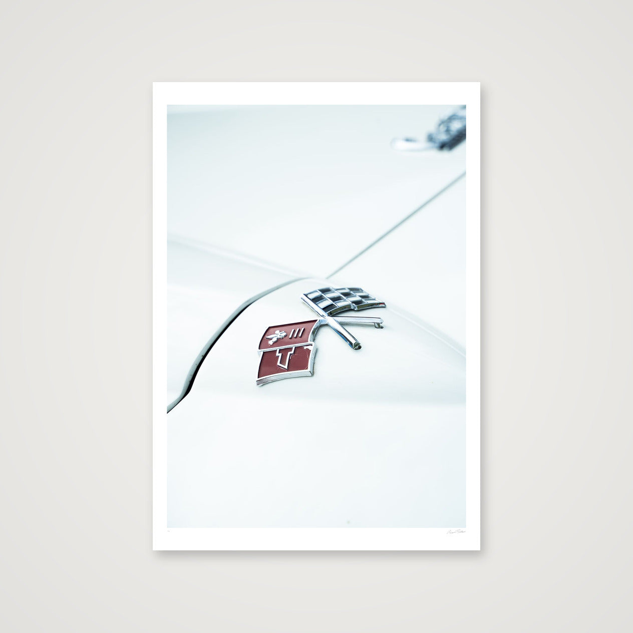 Crossed Flags — 70×100cm, 28×39" Print only