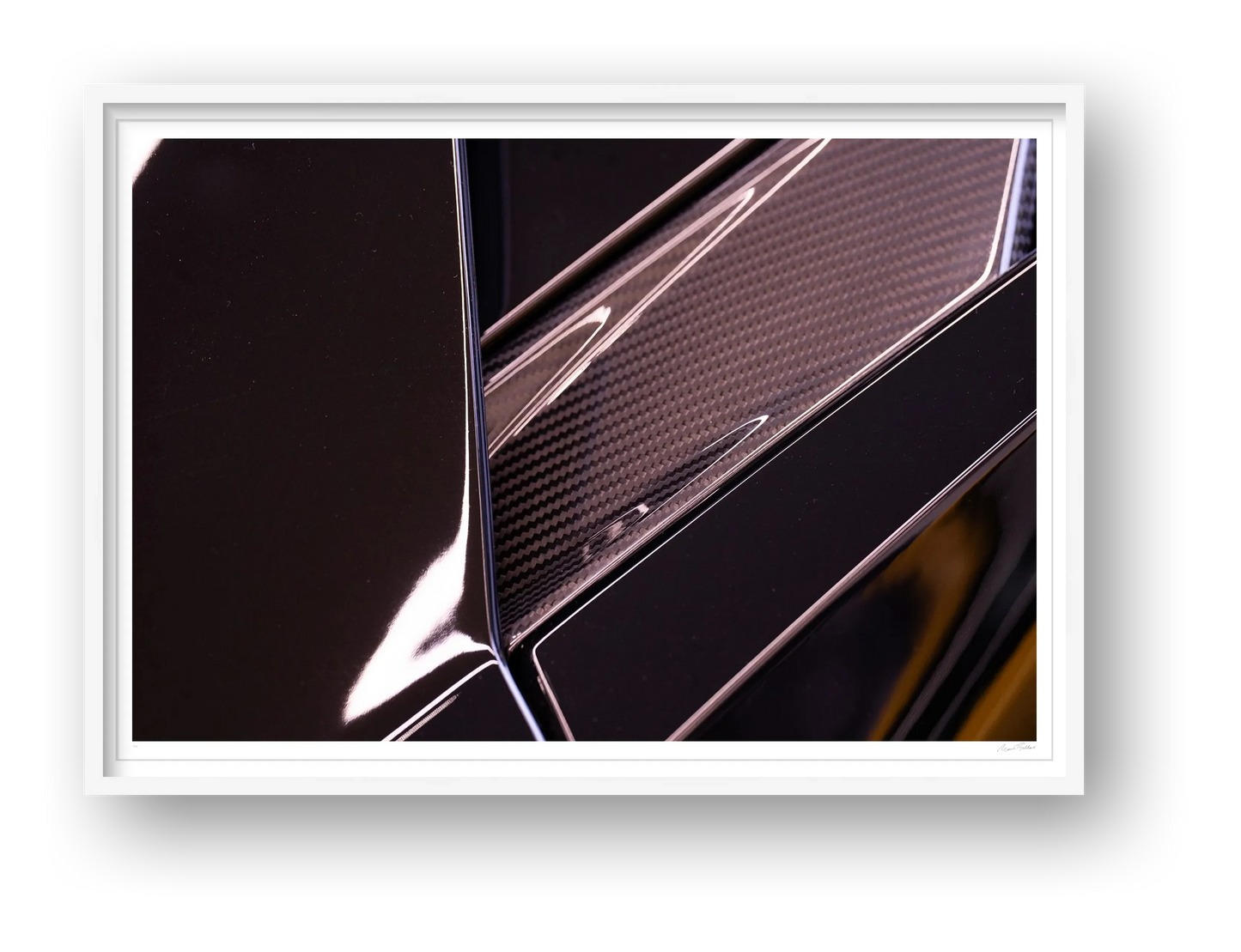 Carbon Prism — framed