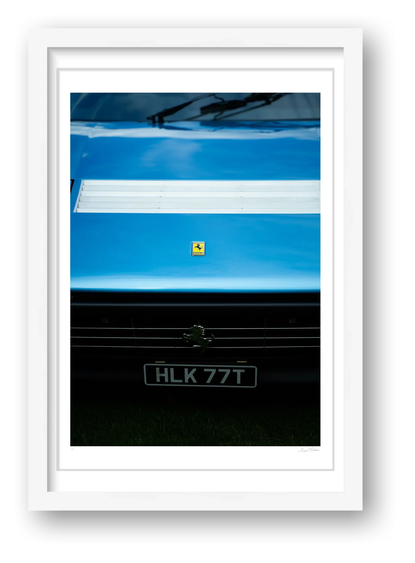 Midnight Boxer — framed