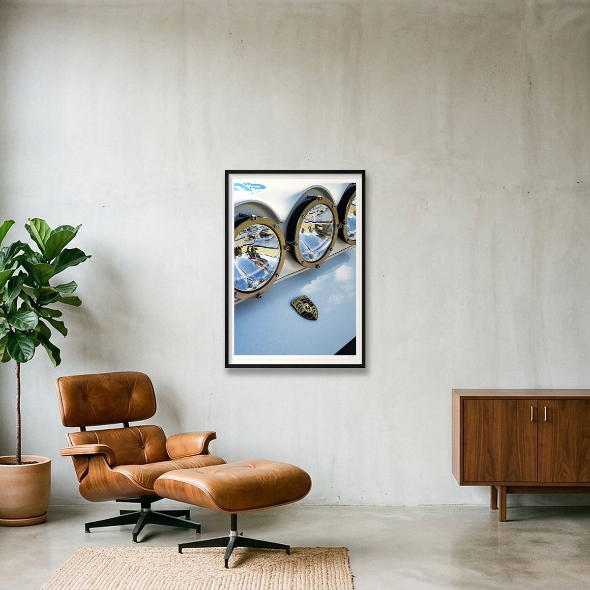 Eyes on Dakar — 70×100cm, 28×39" Black Frame