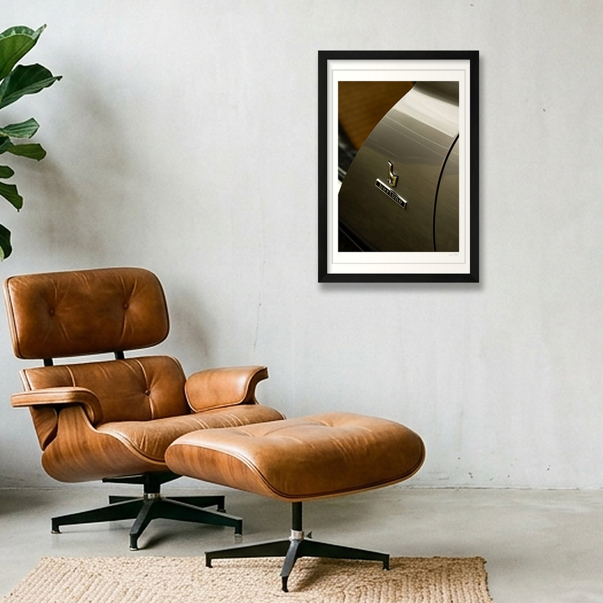 Argento Indianapolis — 30×45cm, 12×18" Black Frame