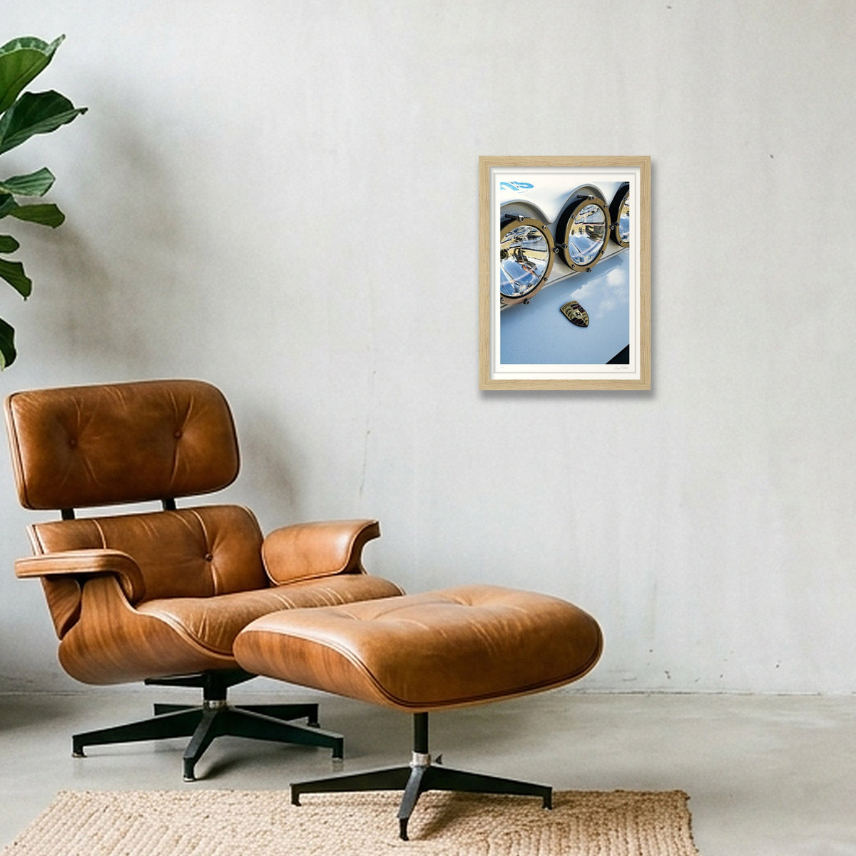 Eyes on Dakar — A4 (21×30cm, 8×12") Oak Frame