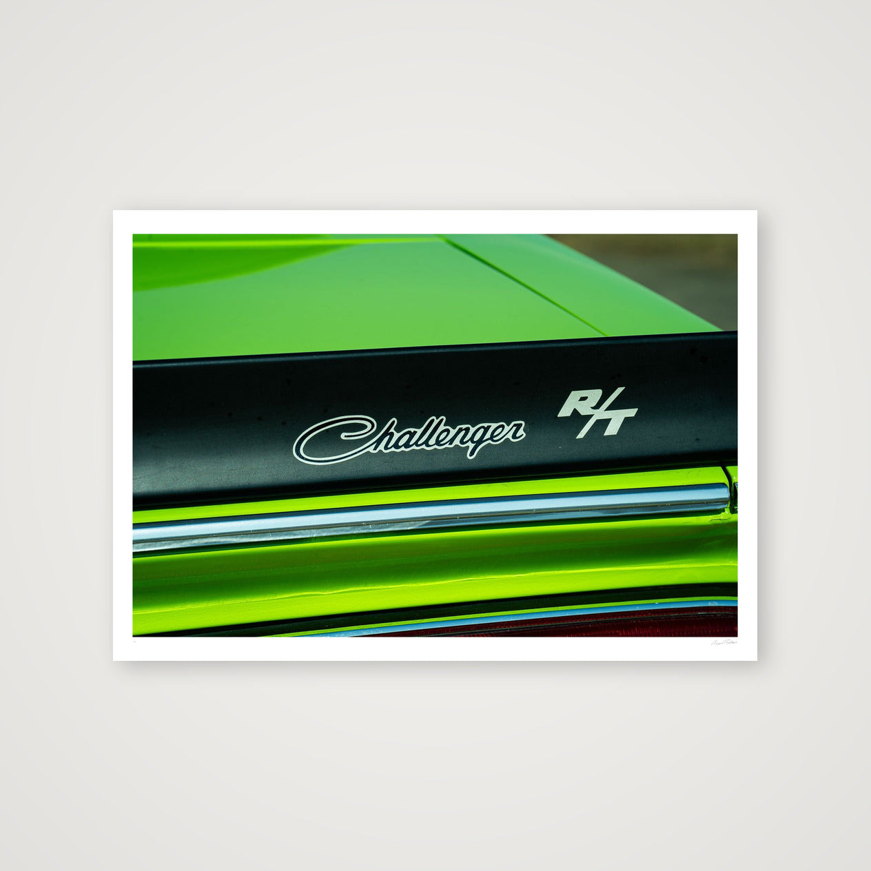 Lime_Challenger — 100×70cm, 39×28" Print only