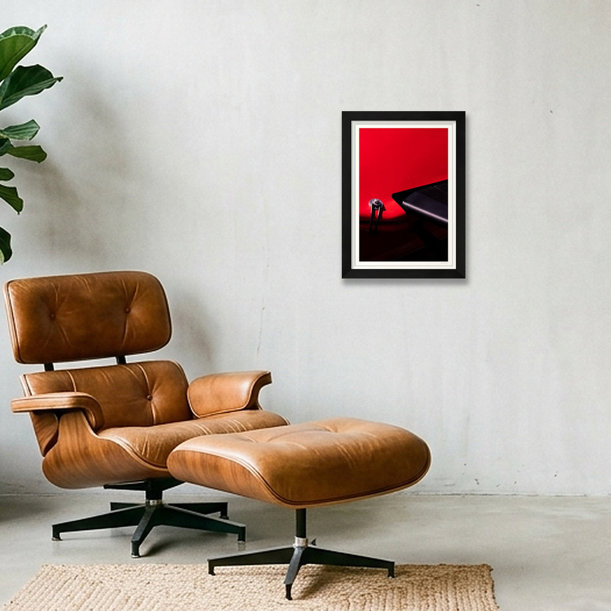 Red Shift - Hill Cimb — A4 (21×30cm, 8×12") Black Frame