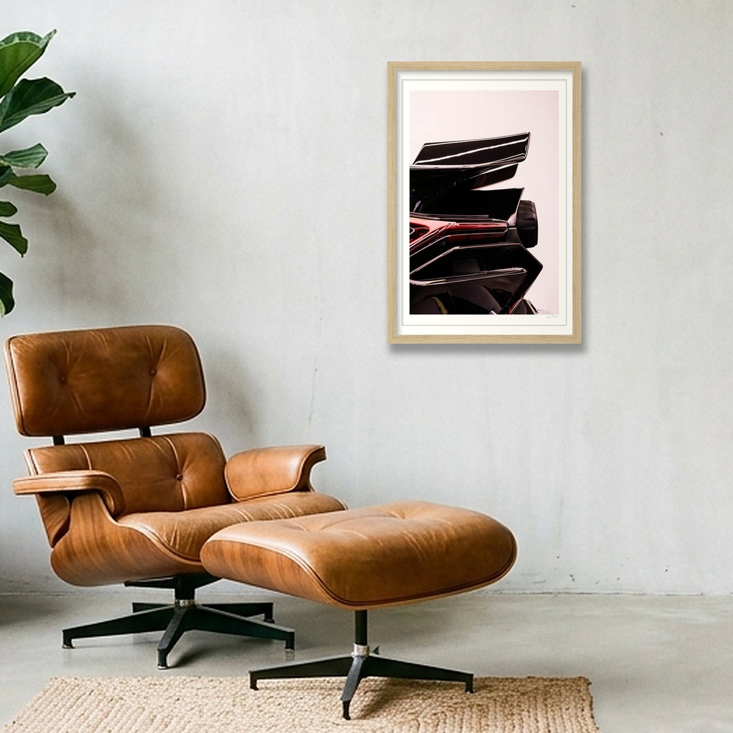  Afterburners — 30×45cm, 12×18" Oak Frame