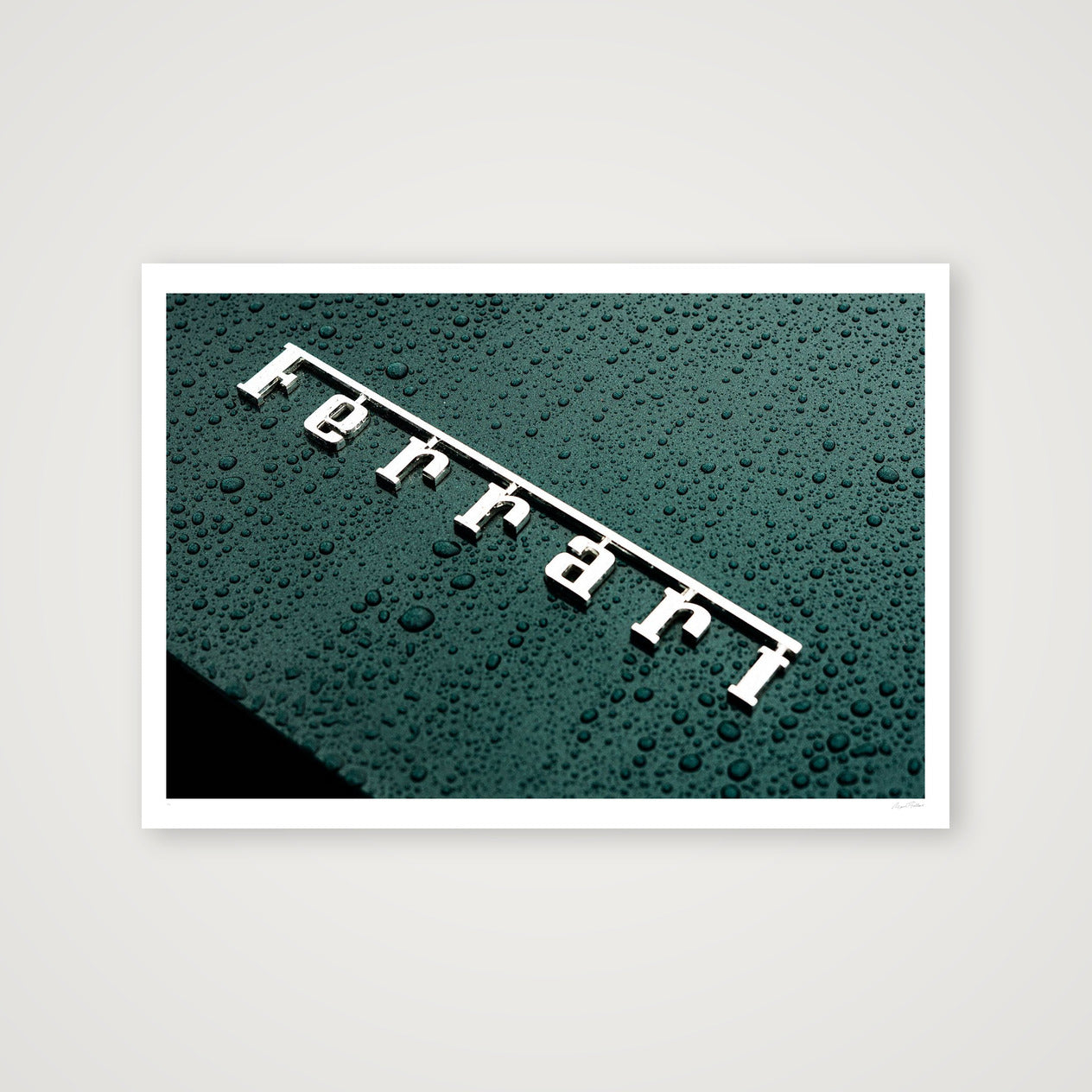 Scuderia on Green — 100×70cm, 39×28" Print only