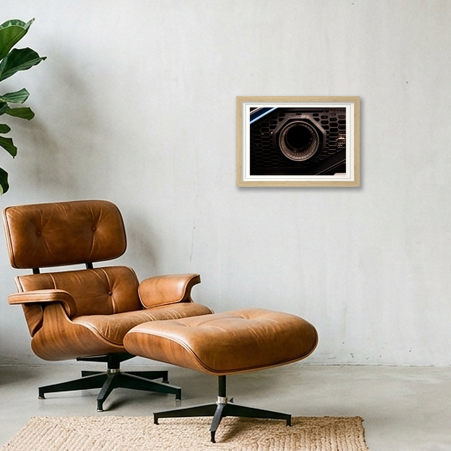 The Kraken's Breath — A4 (30×21cm, 12×8") Oak Frame