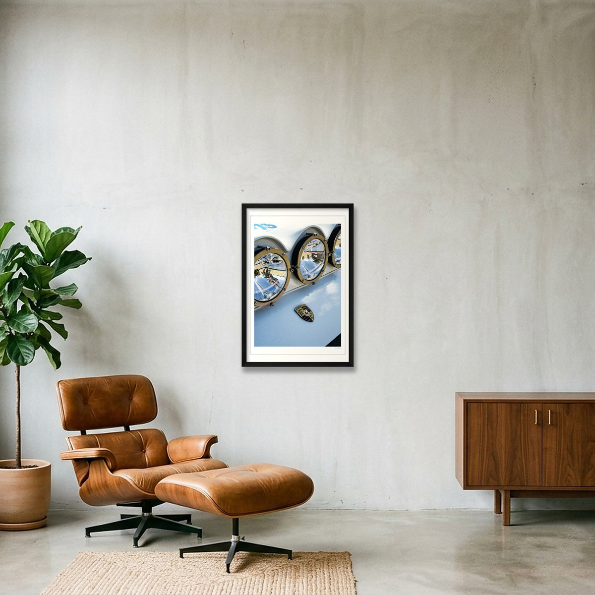 Eyes on Dakar — 40×60cm, 16×24" Black Frame