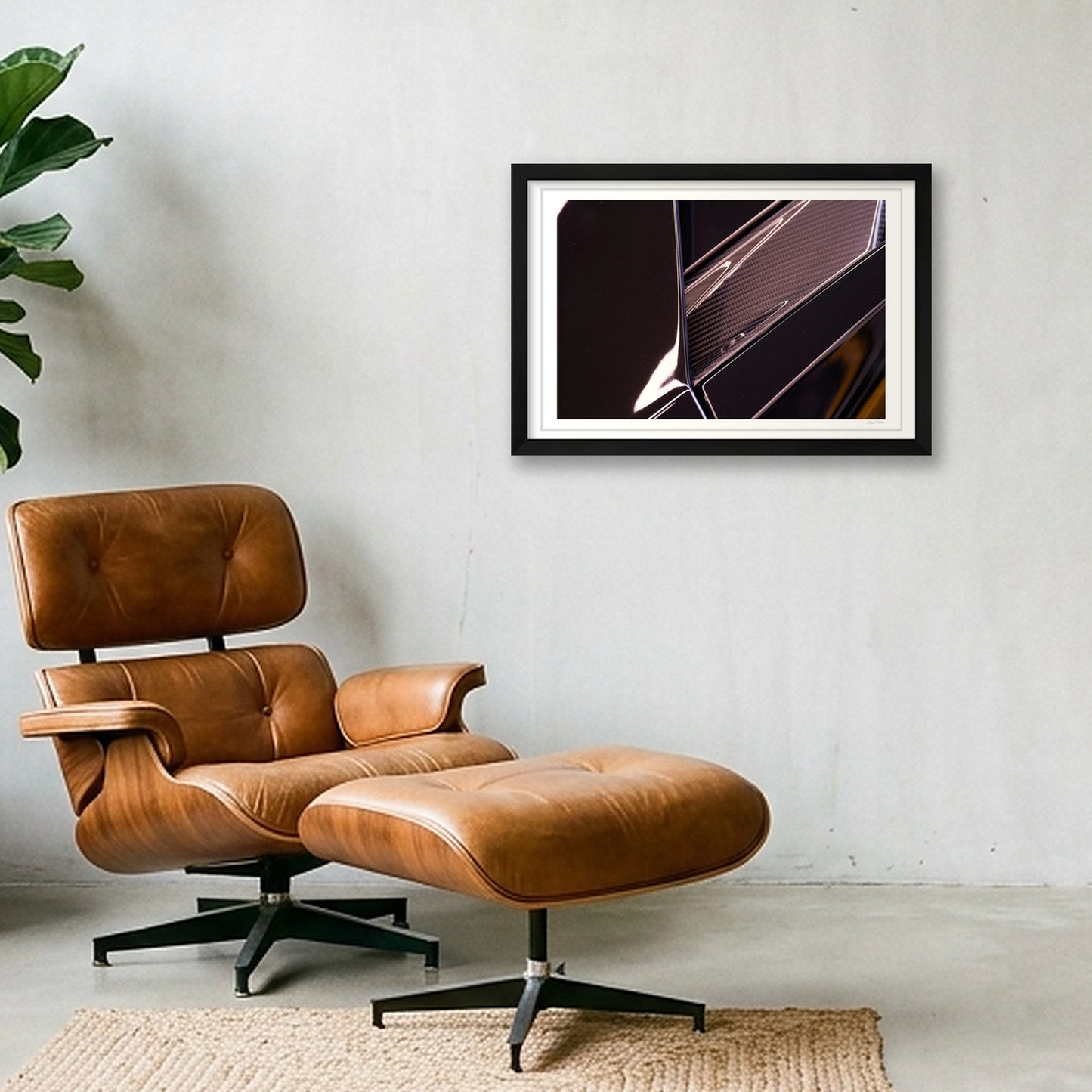 Carbon Prism — 45×30cm, 18×12" Black Frame