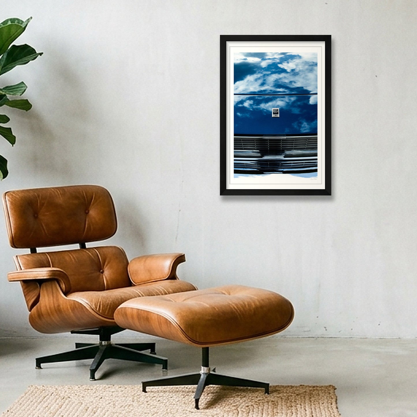  Clouds on Monteverdi — 30×45cm, 12×18" Black Frame
