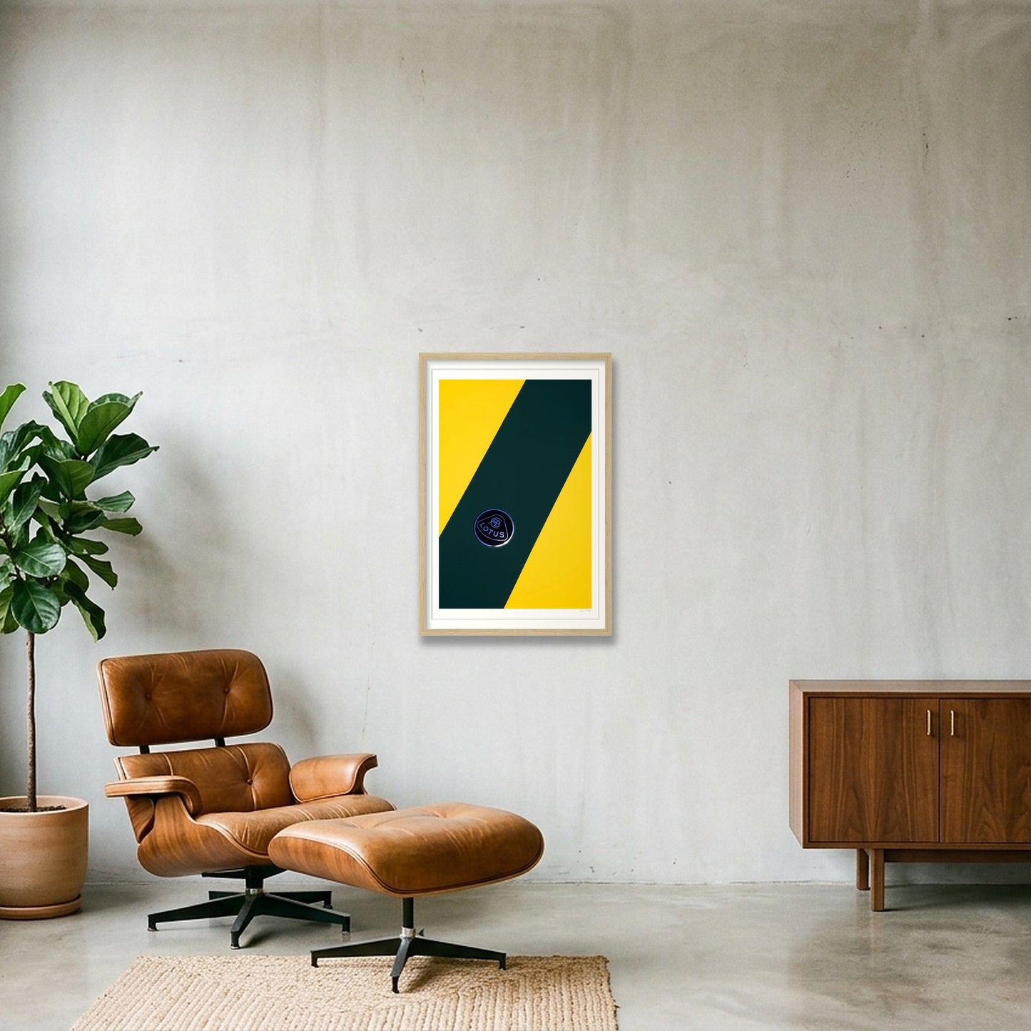 The Bee Careful  — 40×60cm, 16×24" Oak Frame