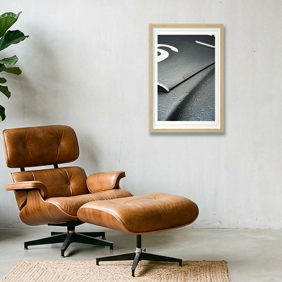 Dark Horse — 30×45cm, 12×18" Oak Frame