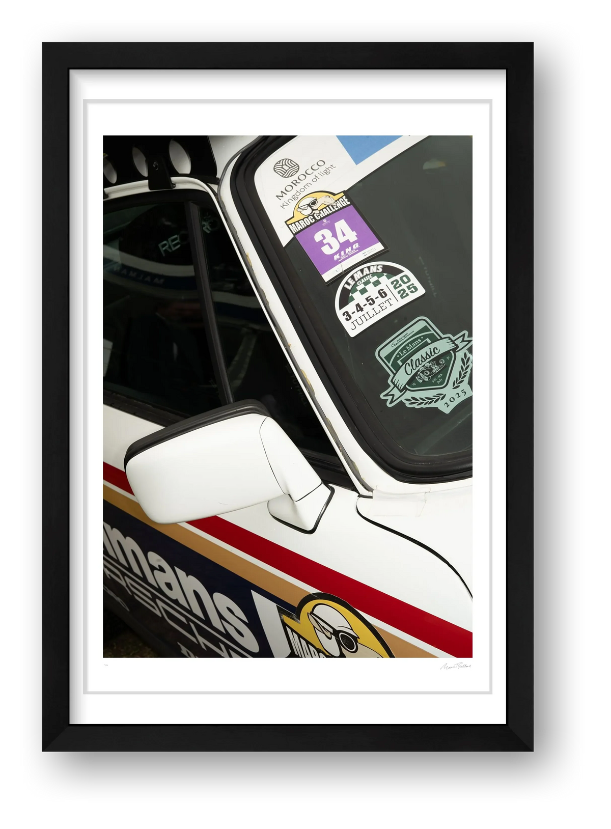 Into the Sahara — framed