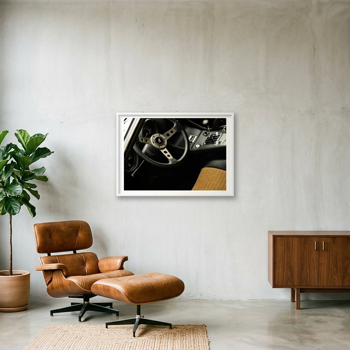 The Italian Suit — 100×70cm, 39×28" White Frame