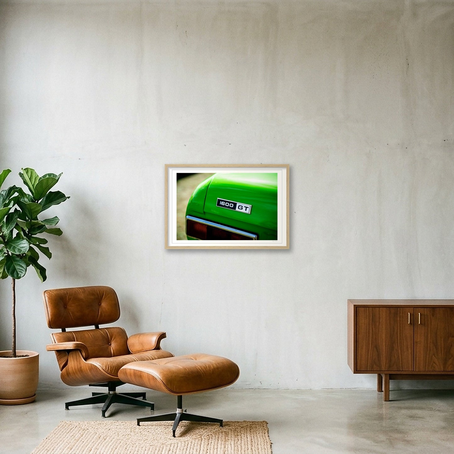 Grand Lime_Tourer — 60×40cm, 24×16" Oak Frame