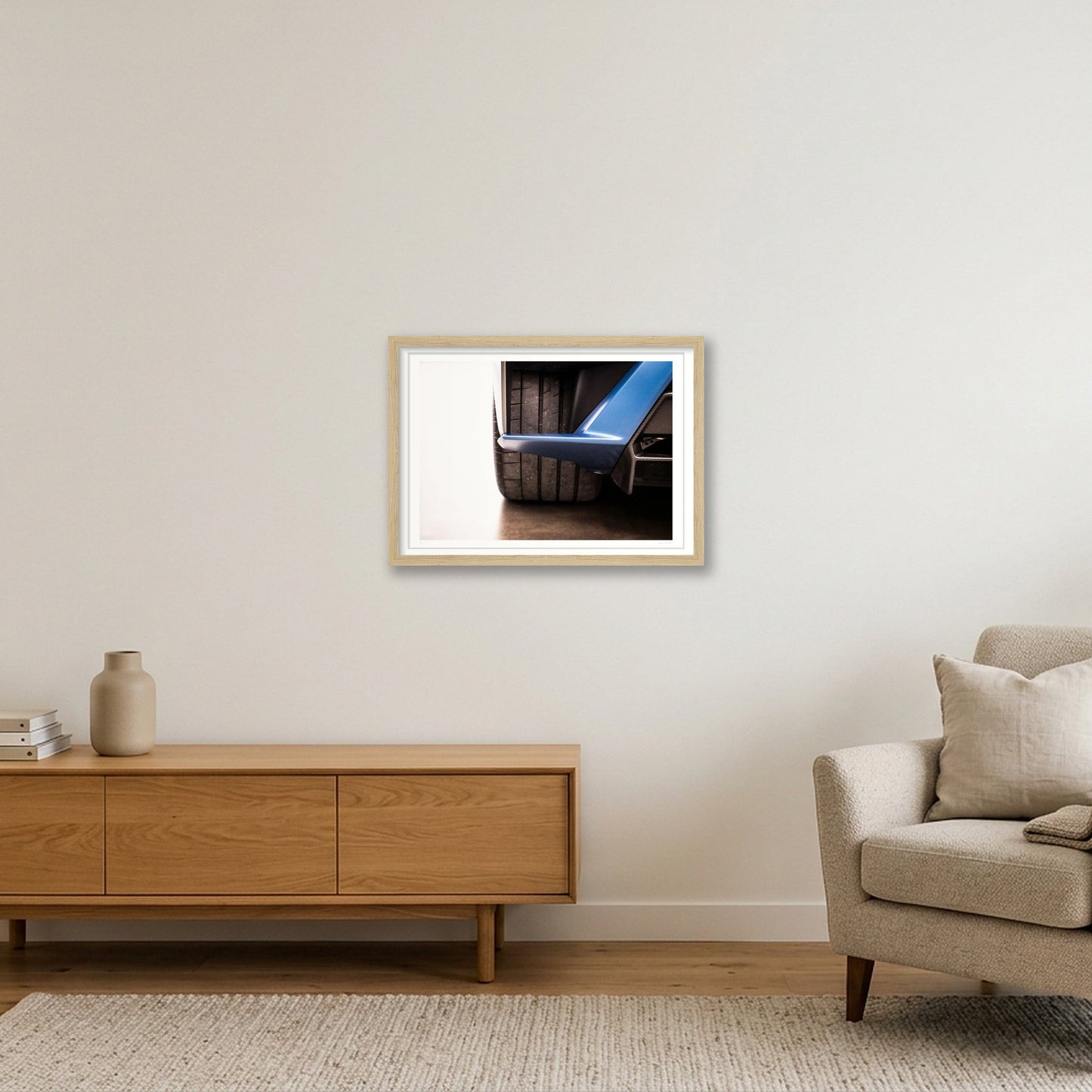 Fatback & Low Slung — A3 (42×30cm, 17×12") Oak Frame