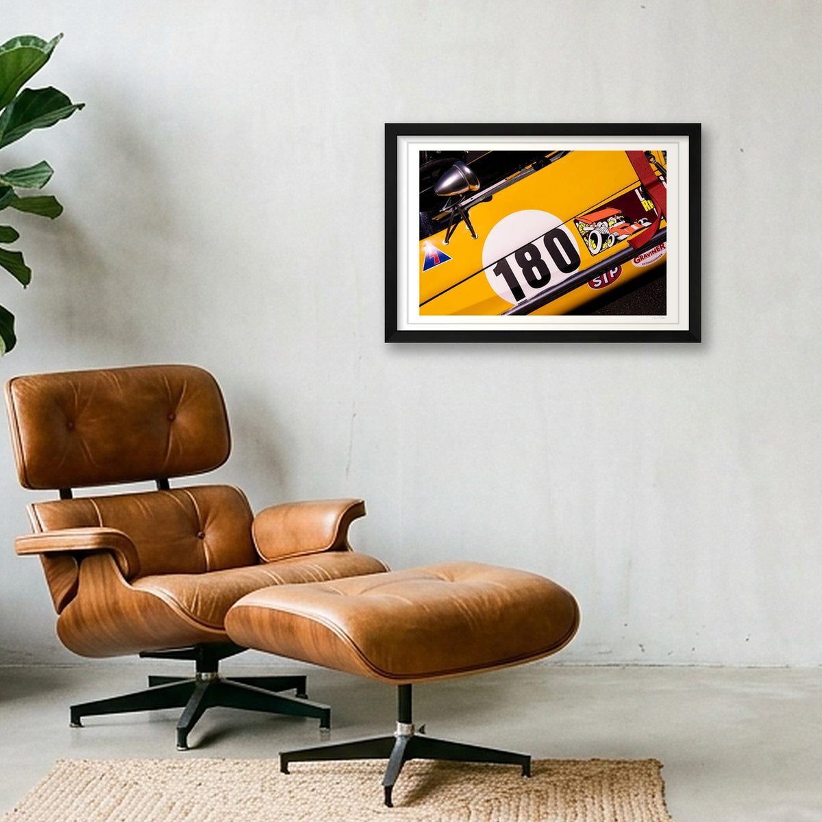 One Hunded and Eighty — 45×30cm, 18×12" Black Frame