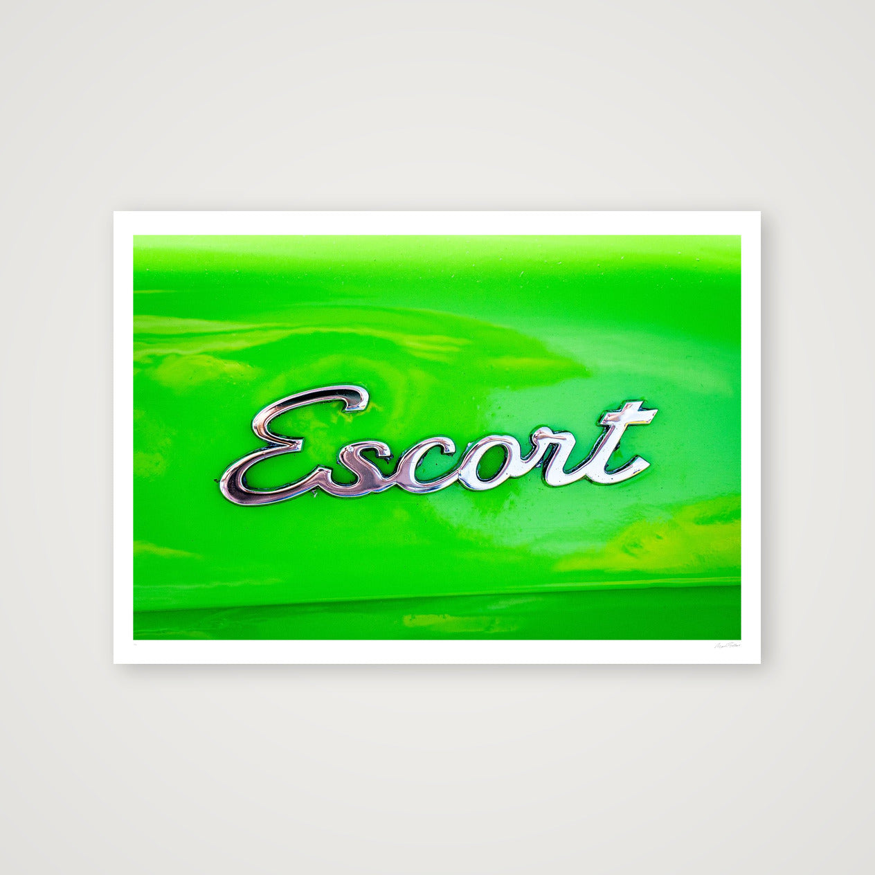 Lime_Escort — 100×70cm, 39×28" Print only