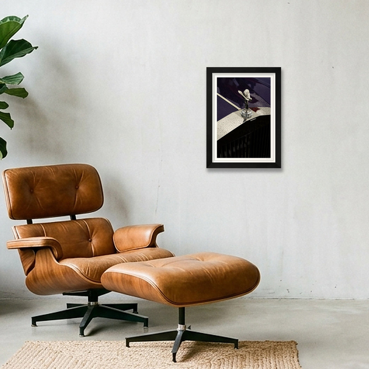 Ecstasy on a Ledge — A4 (21×30cm, 8×12") Black Frame