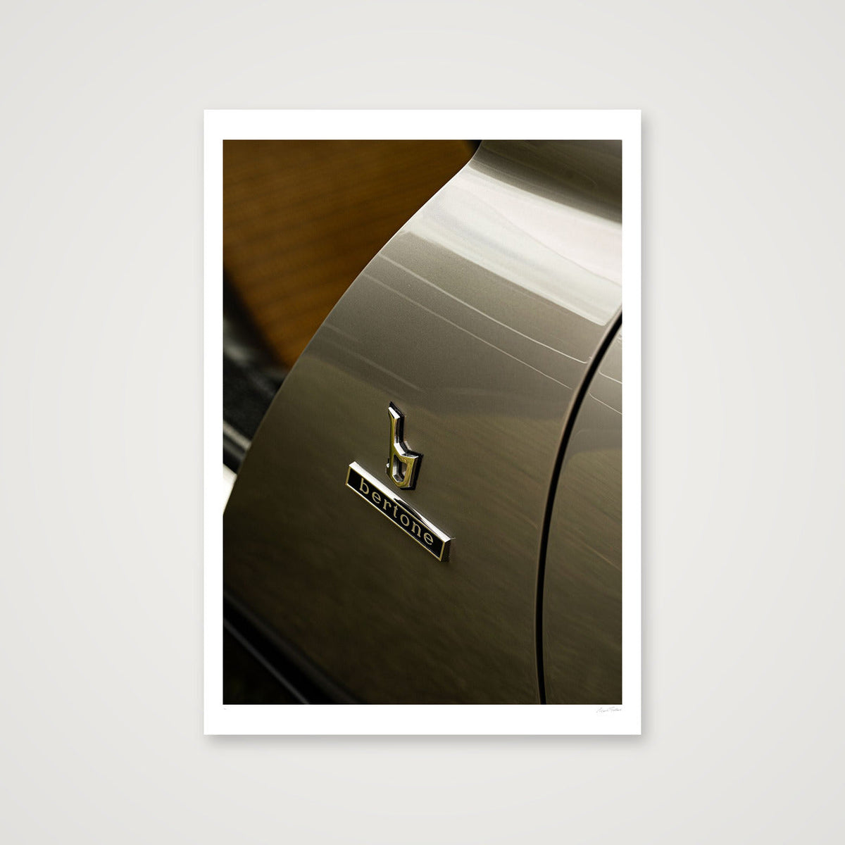 Argento Indianapolis — 70×100cm, 28×39" Print only