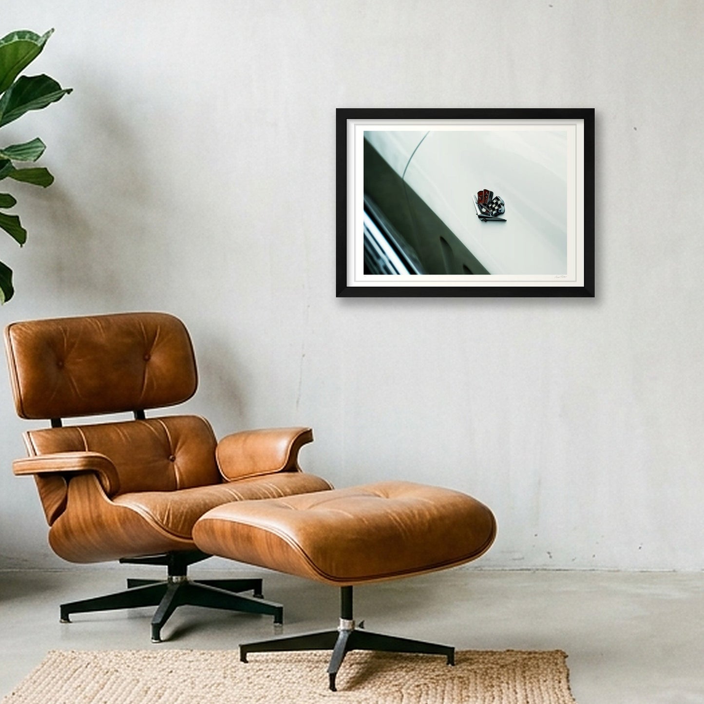 American White — A3 (42×30cm, 17×12") Black Frame