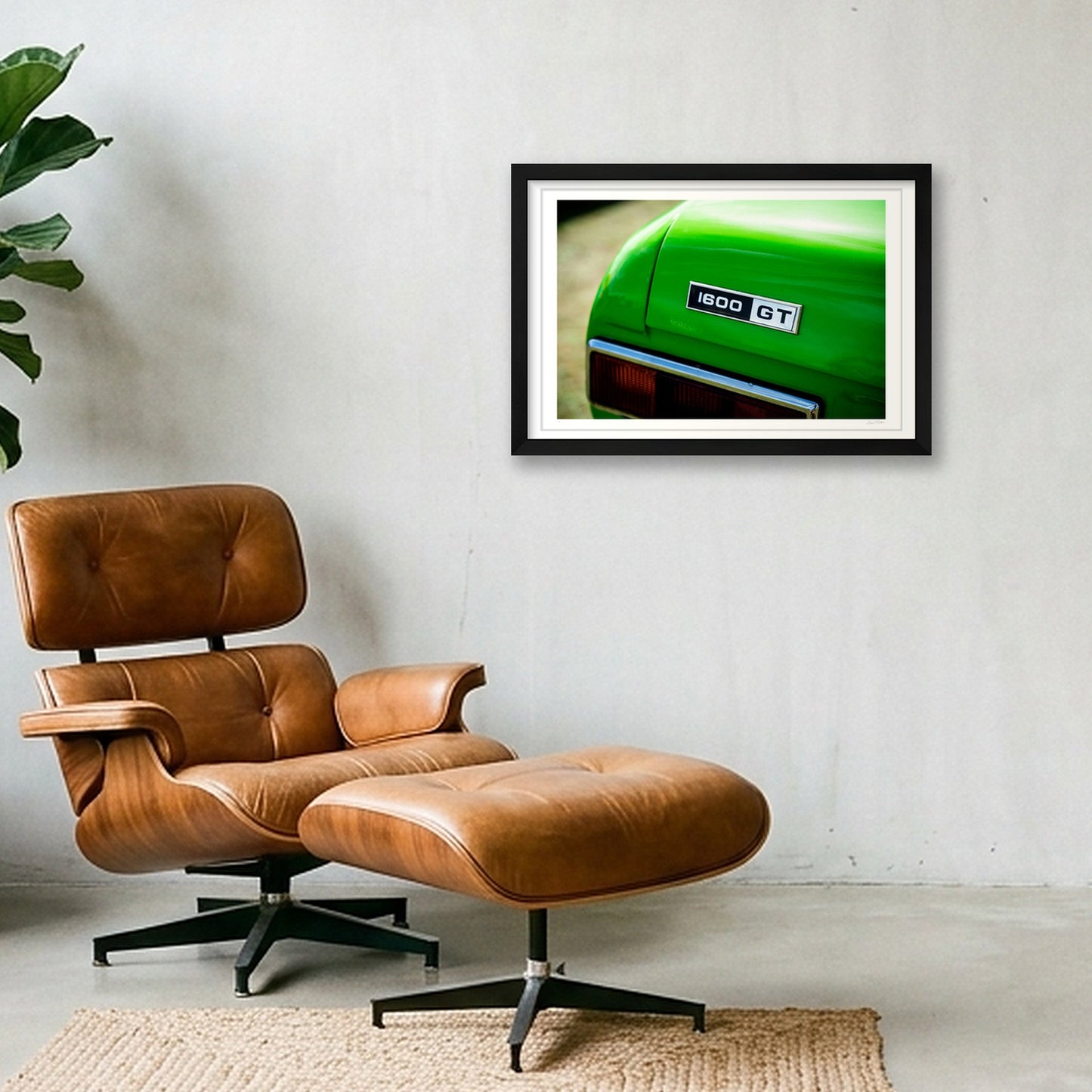 Grand Lime_Tourer — 45×30cm, 18×12" Black Frame