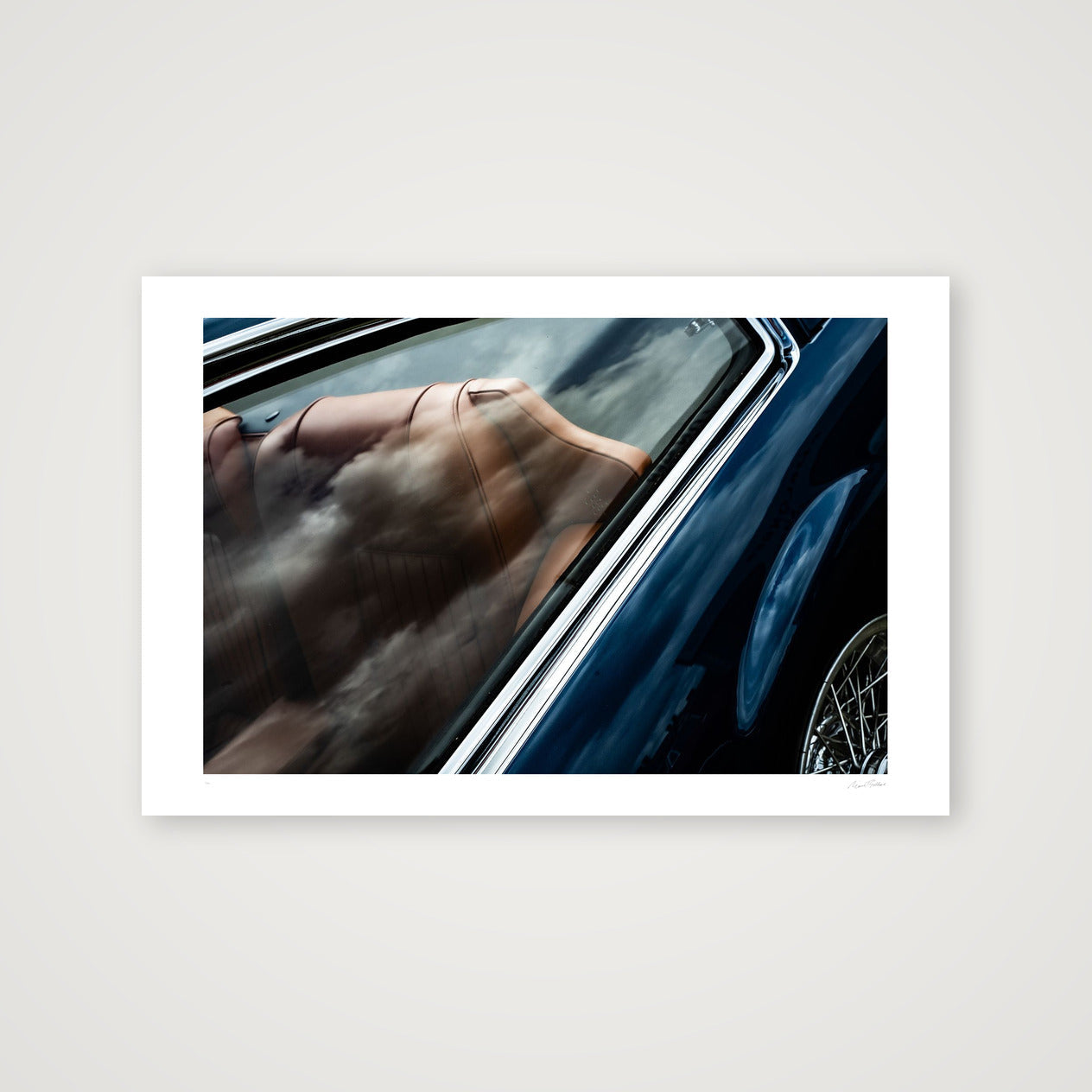 Leather and Chrome - Monteverdi — 45×30cm, 18×12" Print only