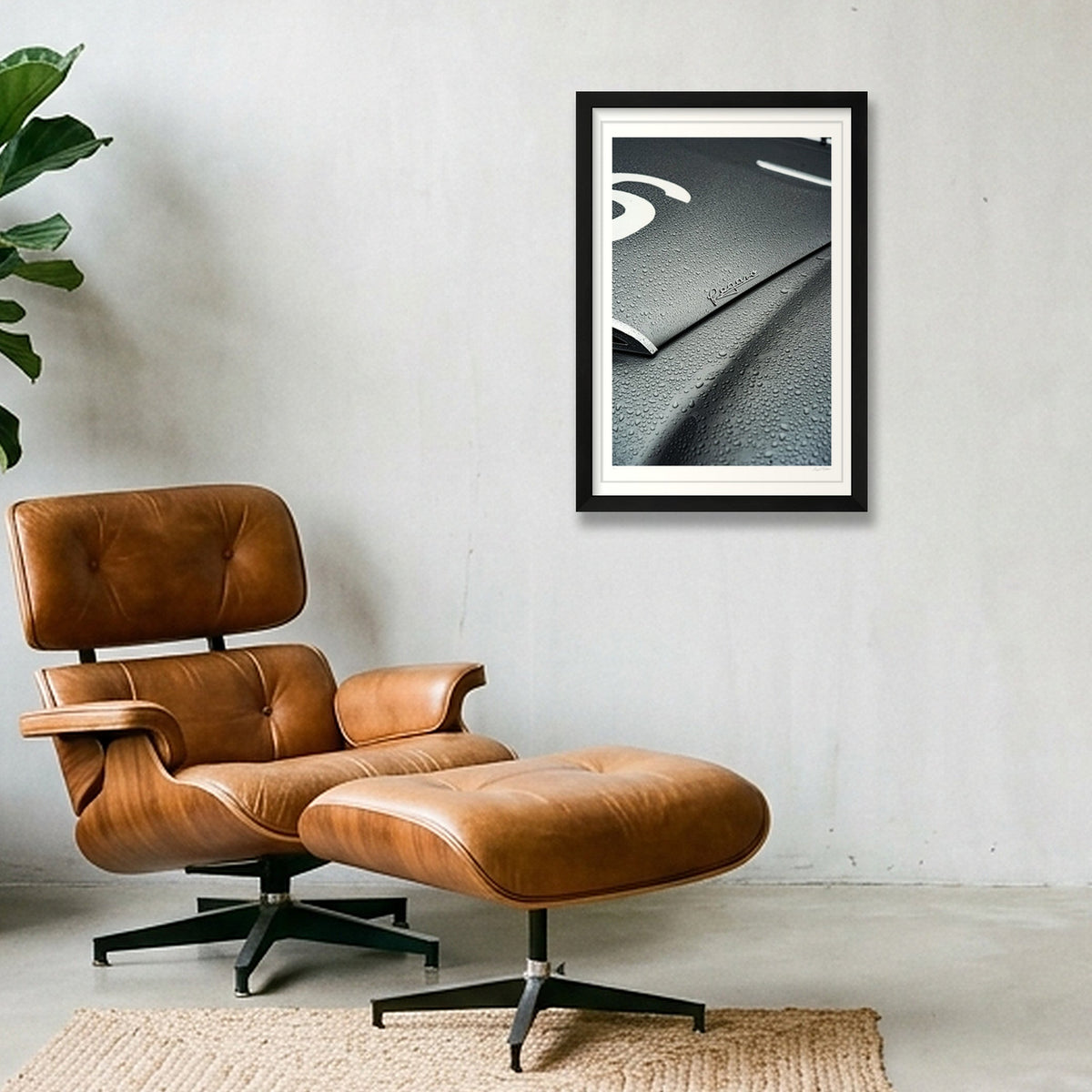 Dark Horse — 30×45cm, 12×18" Black Frame