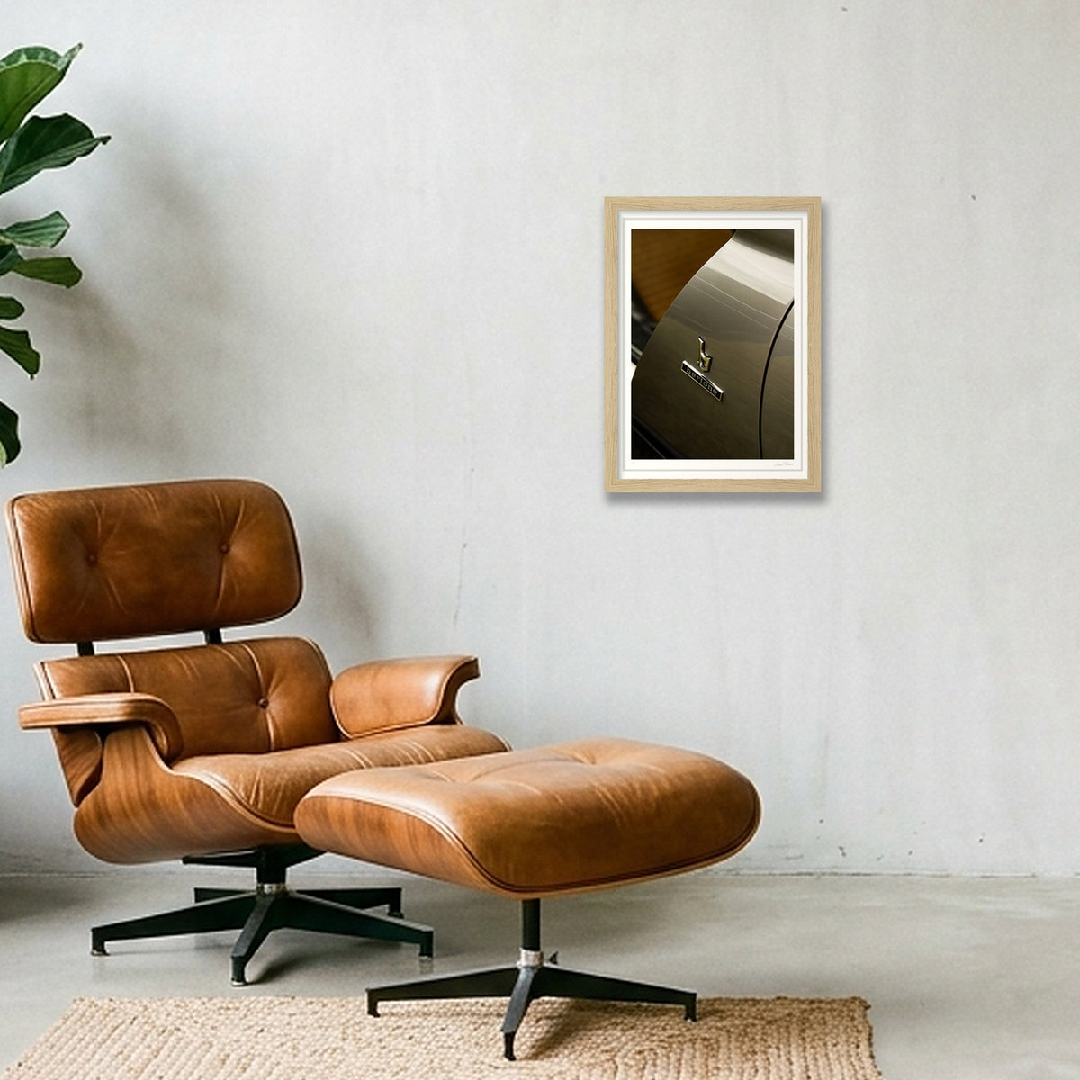 Argento Indianapolis — A4 (21×30cm, 8×12") Oak Frame