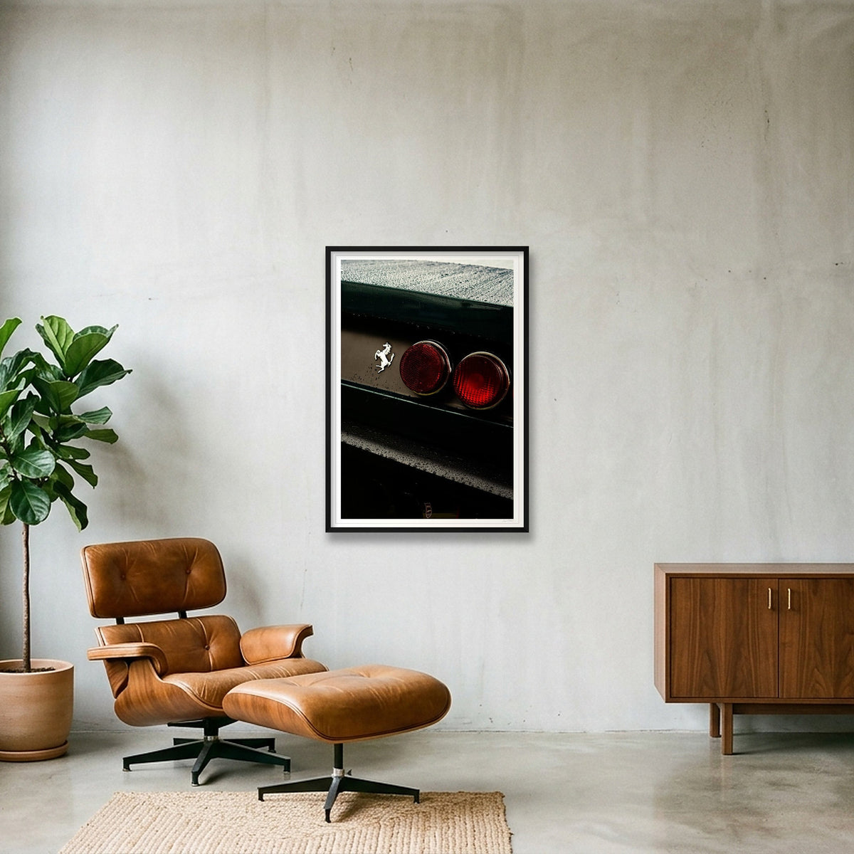 Natural Prancer  — 70×100cm, 28×39" Black Frame