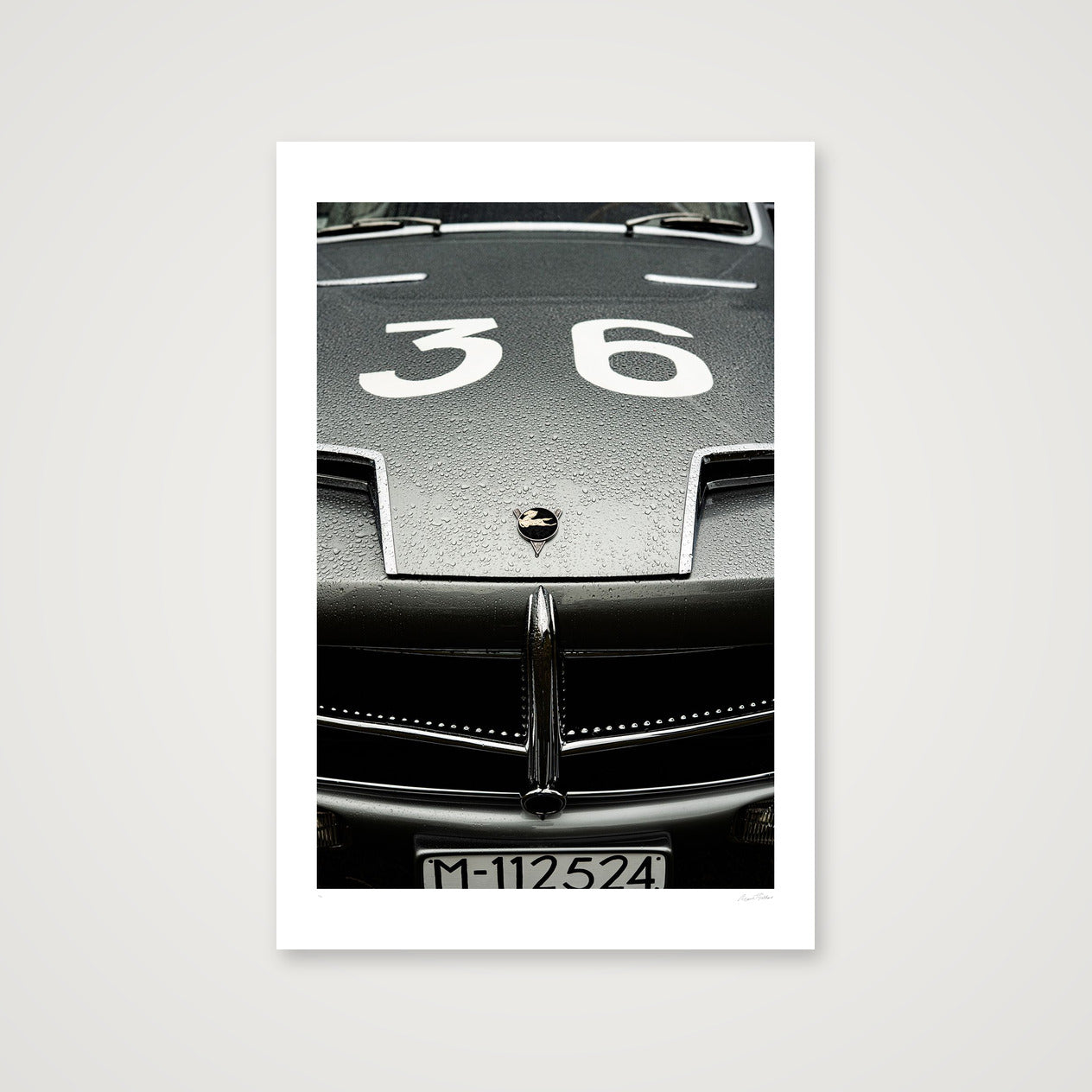 Silver Flying Horse — 40×60cm, 16×24" Print only
