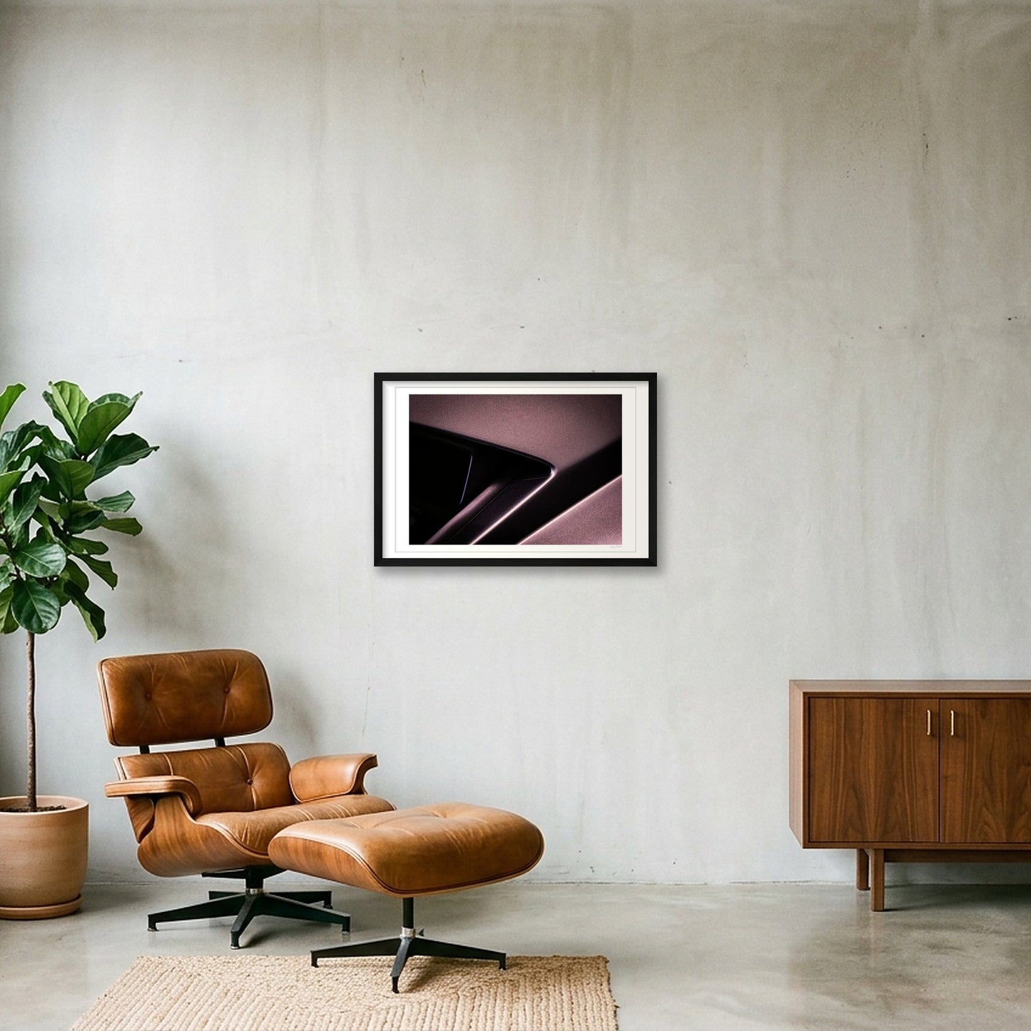 Dark Matter — 60×40cm, 24×16" Black Frame