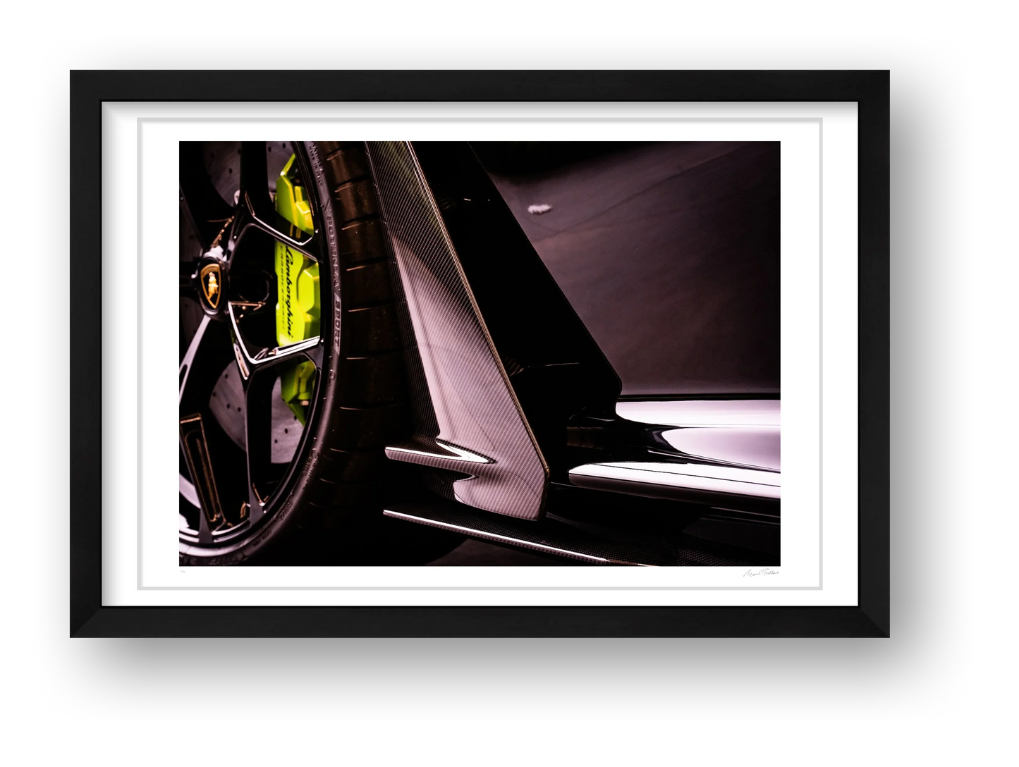 Carbon Stride — framed