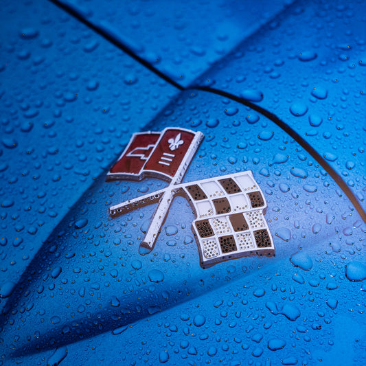 Flags and Rain  - Crystal Car Series