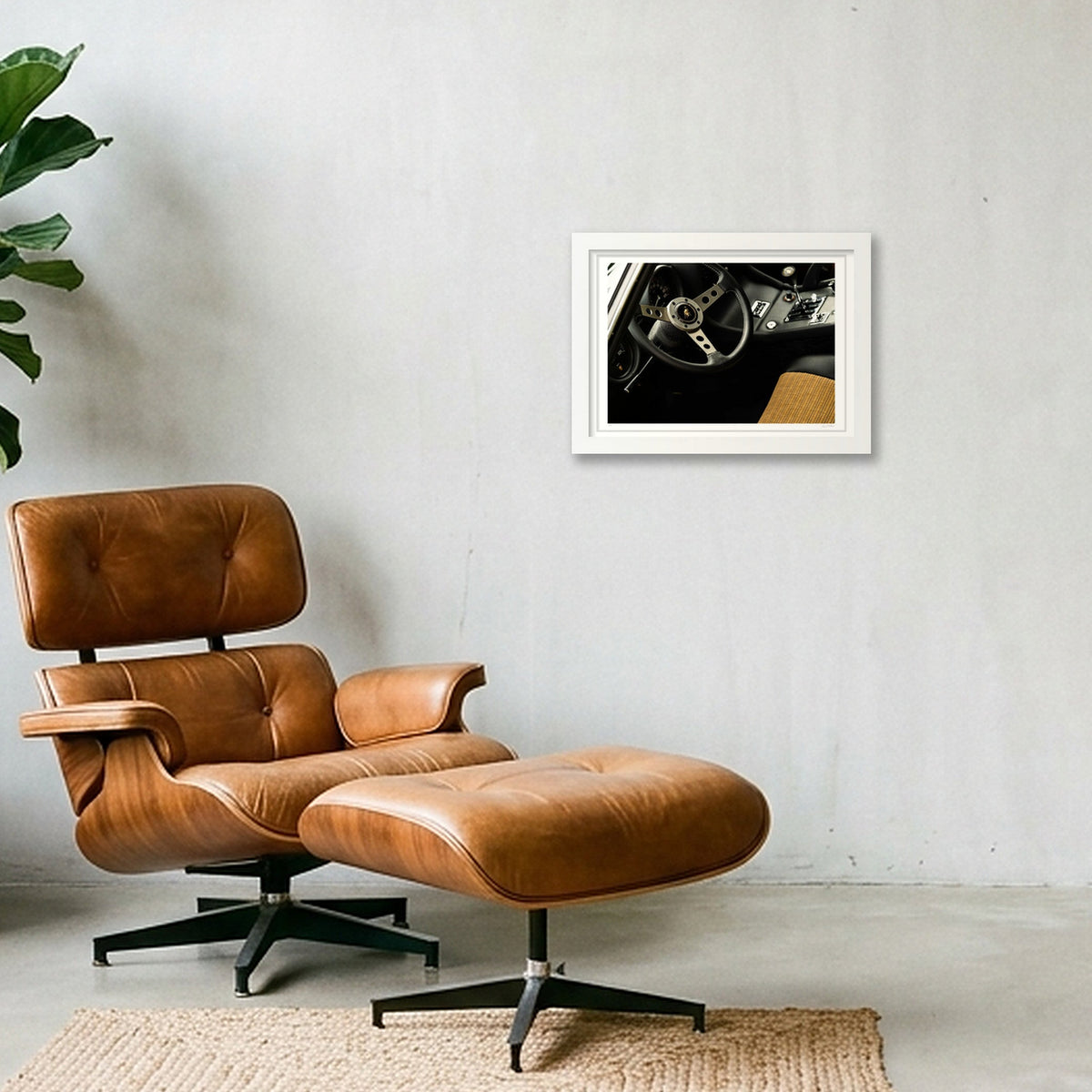 The Italian Suit — A4 (30×21cm, 12×8") White Frame