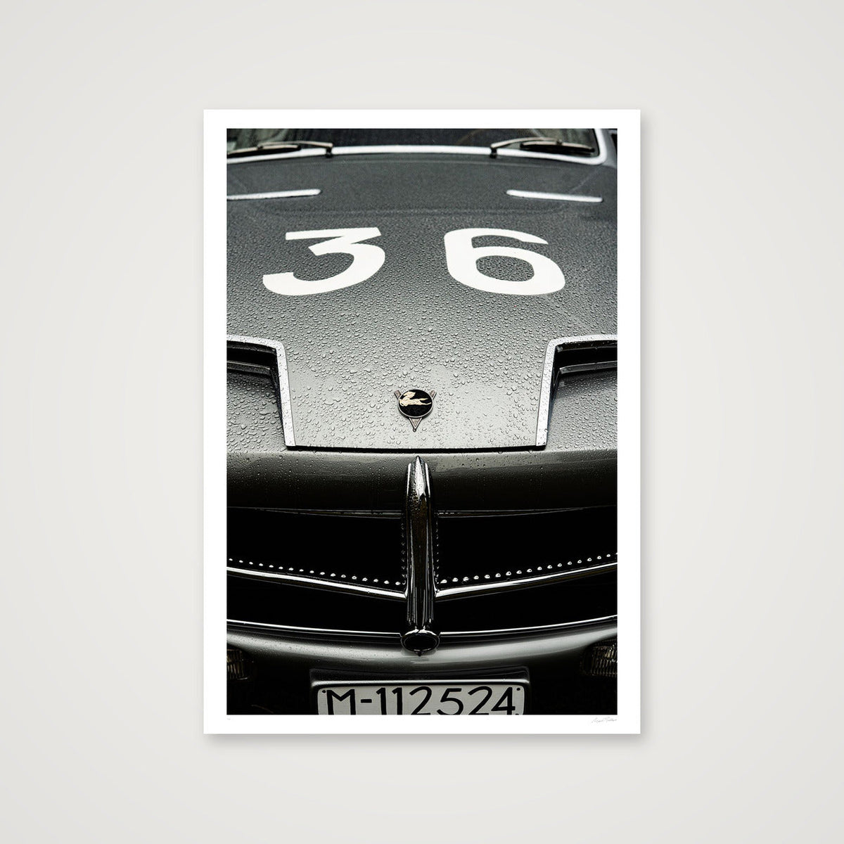 Silver Flying Horse — 70×100cm, 28×39" Print only
