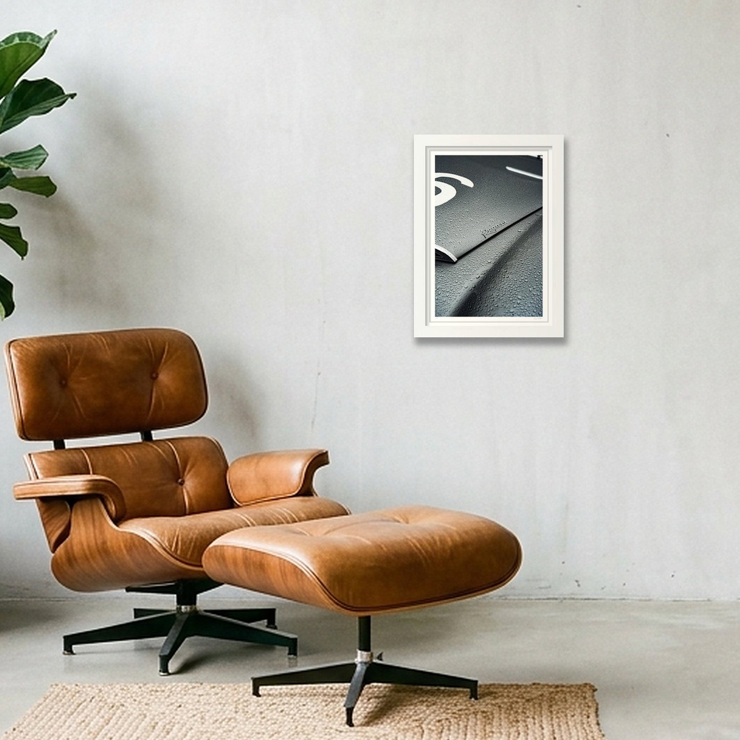 Dark Horse — A4 (21×30cm, 8×12") White Frame