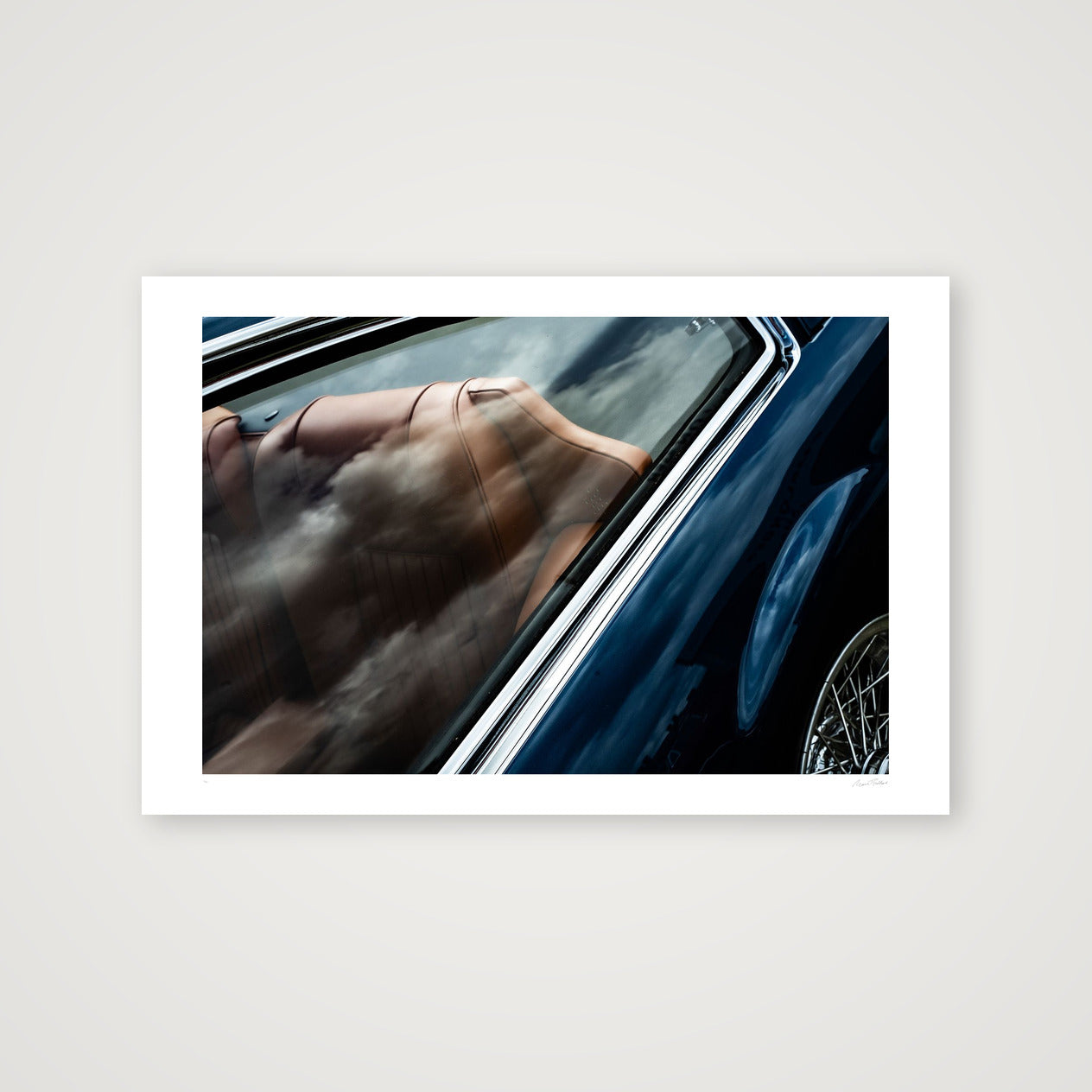Leather and Chrome - Monteverdi — 60×40cm, 24×16" Print only