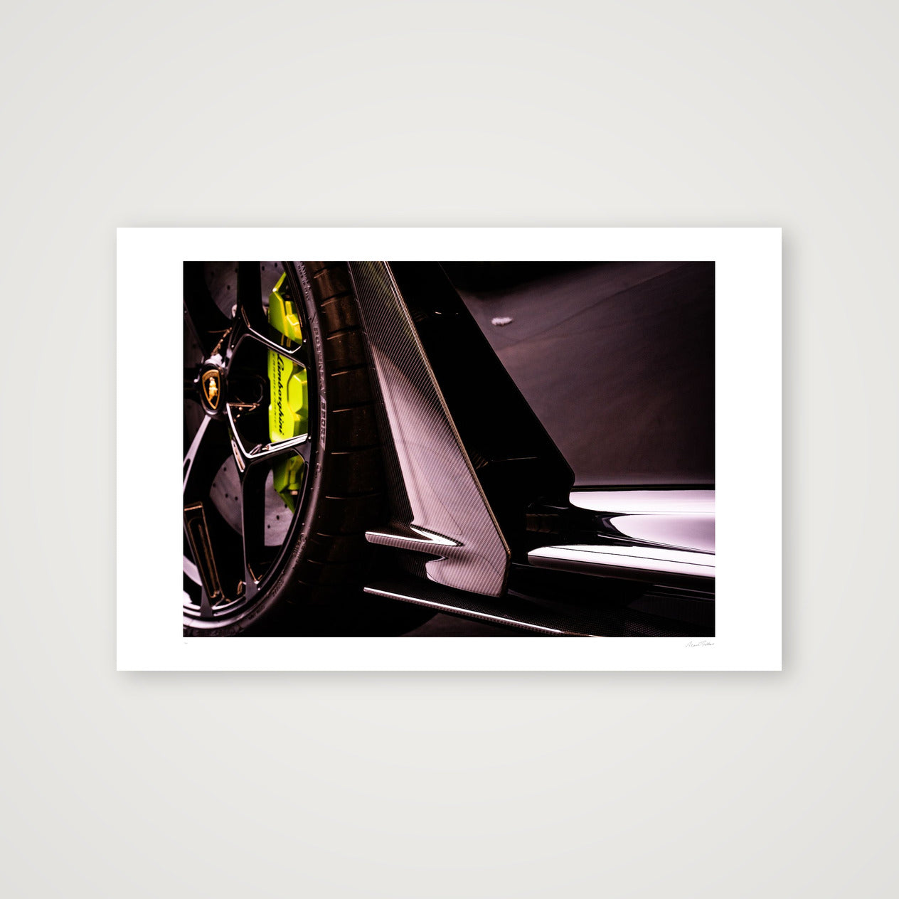 Carbon Stride — 60×40cm, 24×16" Print only