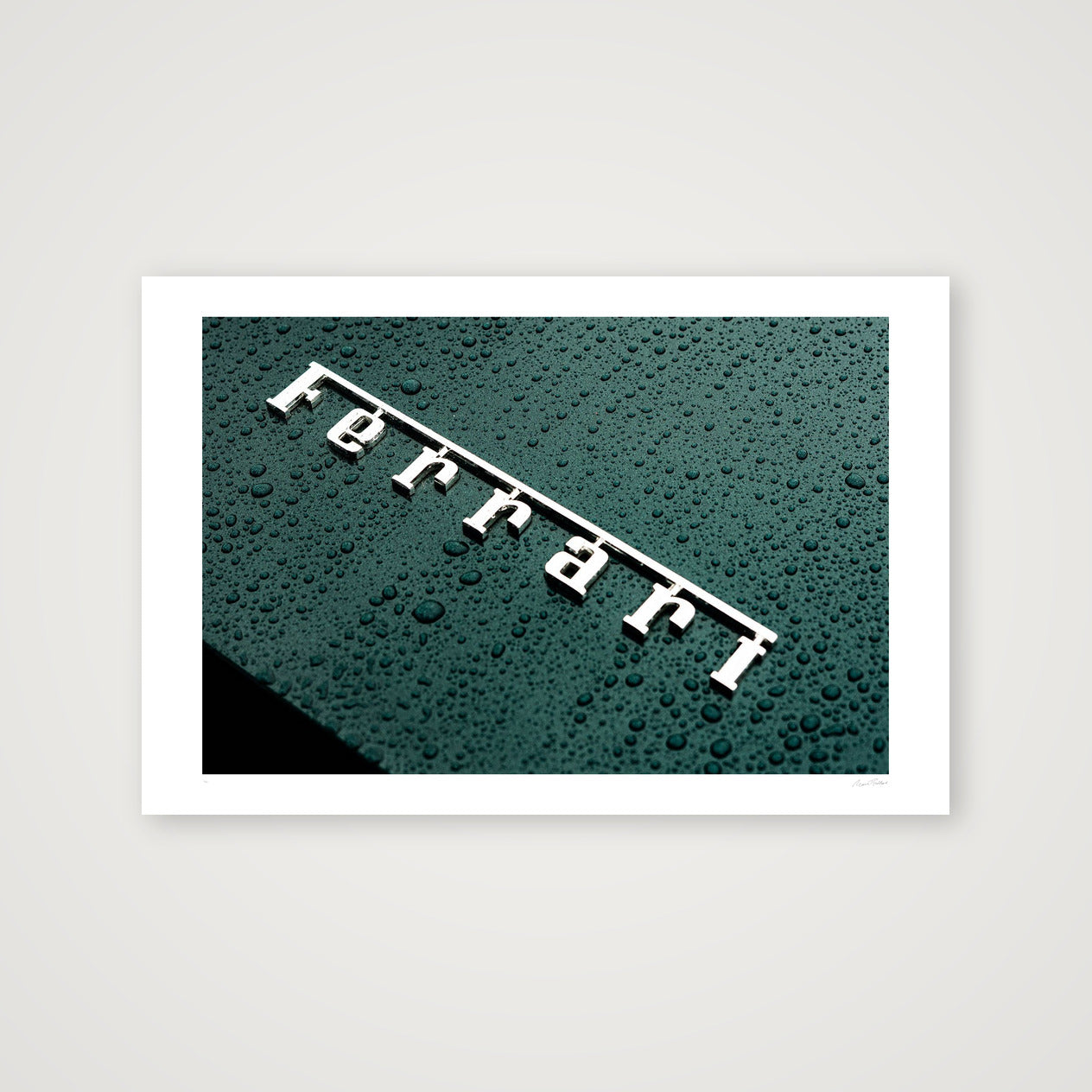 Scuderia on Green — 60×40cm, 24×16" Print only