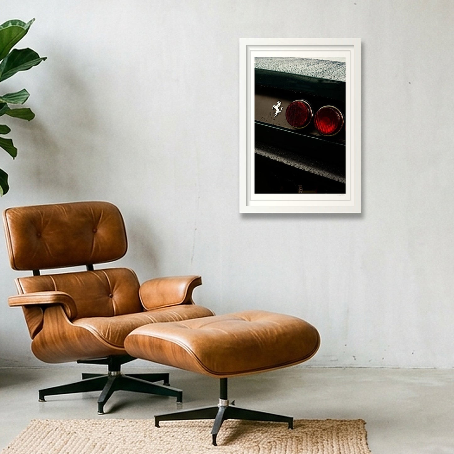 Natural Prancer  — 30×45cm, 12×18" White Frame