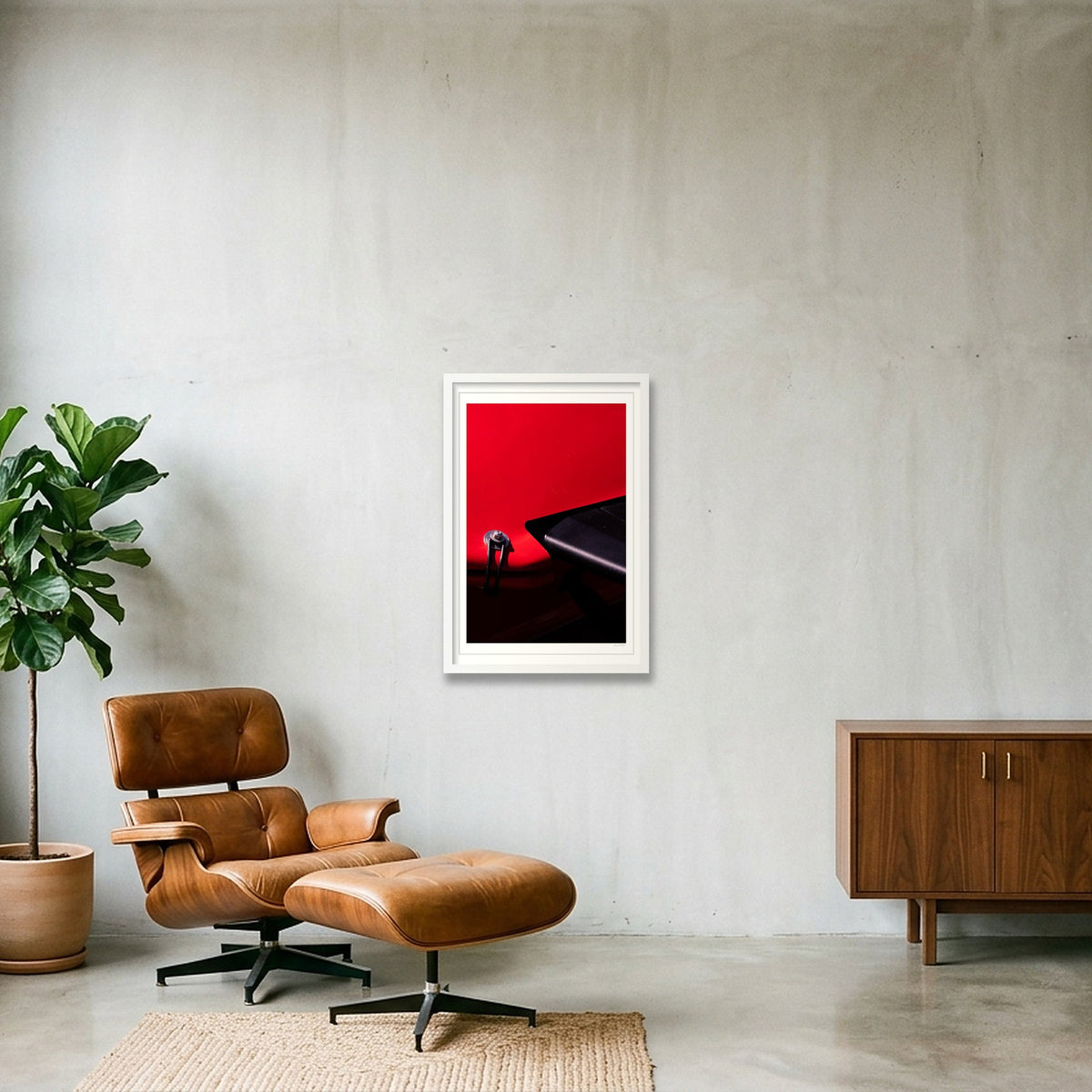 Red Shift - Hill Cimb — 40×60cm, 16×24" White Frame