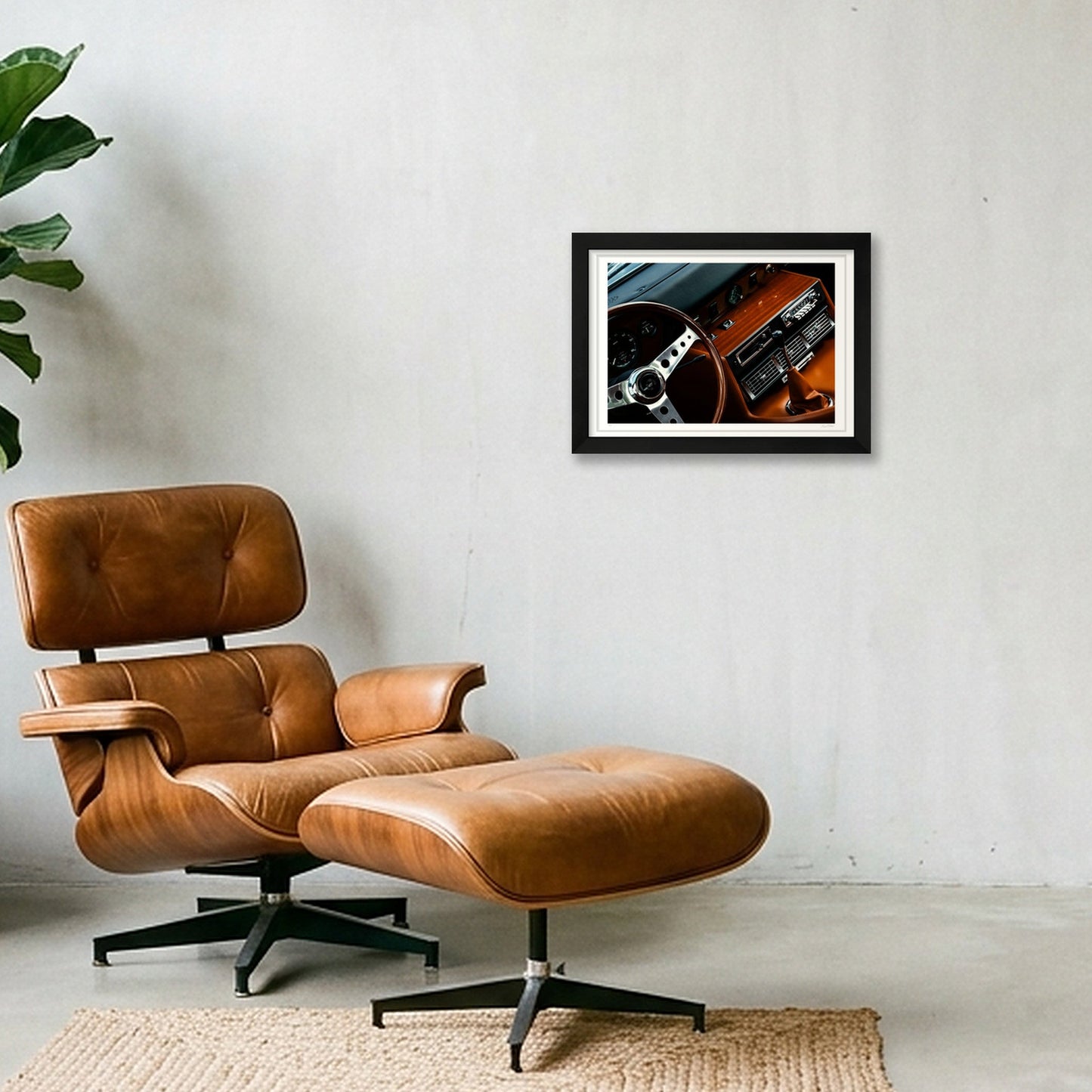 Interior Opulence - Monteverdi — A4 (30×21cm, 12×8") Black Frame