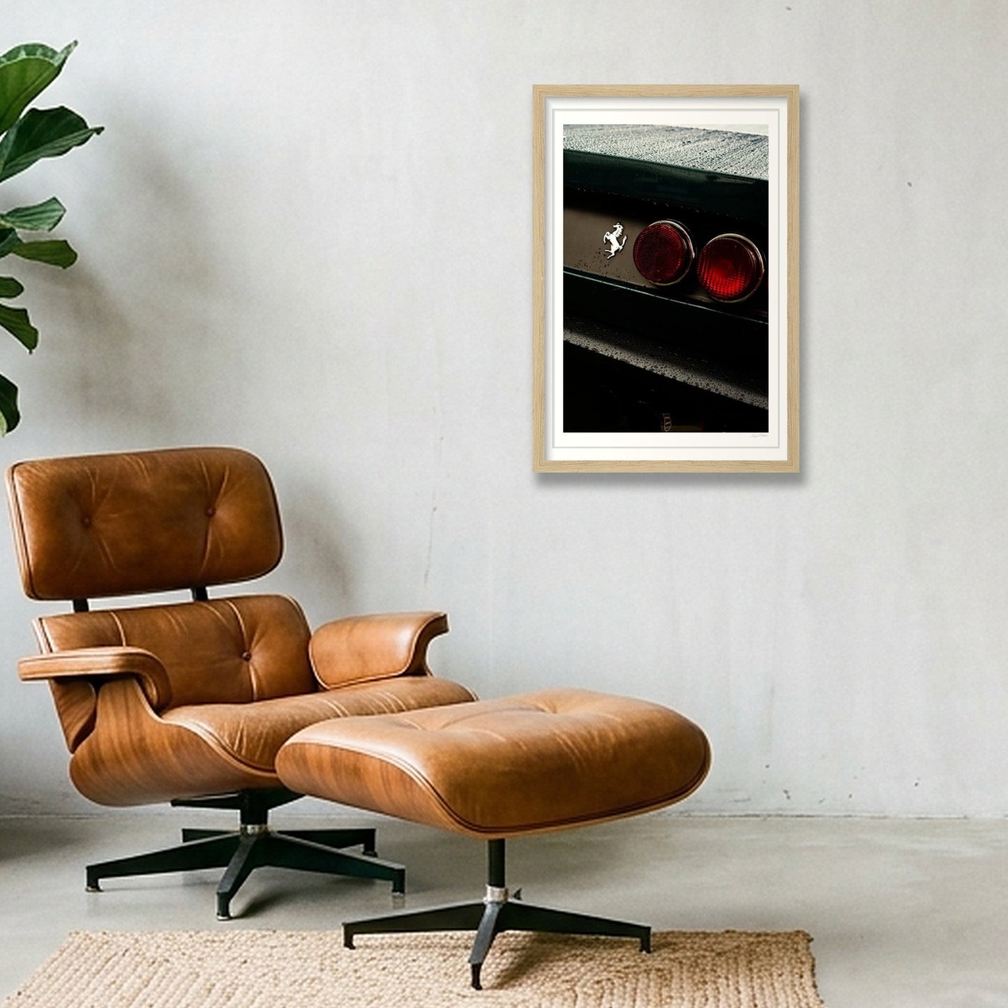 Natural Prancer  — 30×45cm, 12×18" Oak Frame