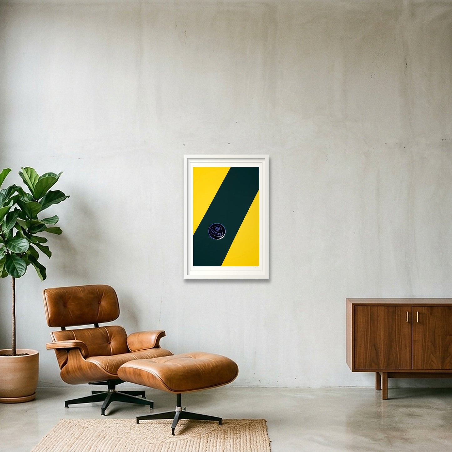 The Bee Careful  — 40×60cm, 16×24" White Frame